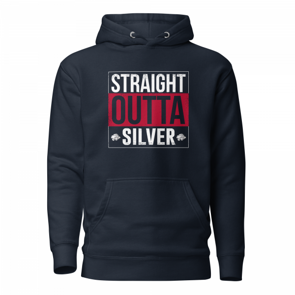 Straight Outta Silver Hoodie